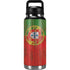 Portuguese Flag Dark Wood YETI Rambler 36oz Bottle Skin